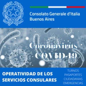 CORONAVIRUS-CONSULADO-BUENOS-AIRES