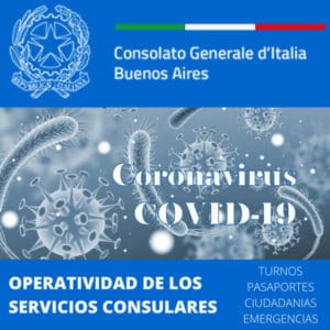 CORONAVIRUS-CONSULADO-BUENOS-AIRES