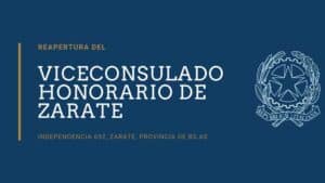 Reapertura del Viceconsulado Honorario de Zarate